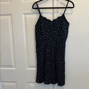 41 Hawthorn Black and Blue Mini Dress size M
